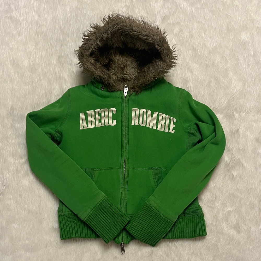 Abercrombie & Fitch Kids Forest Green Hoodie